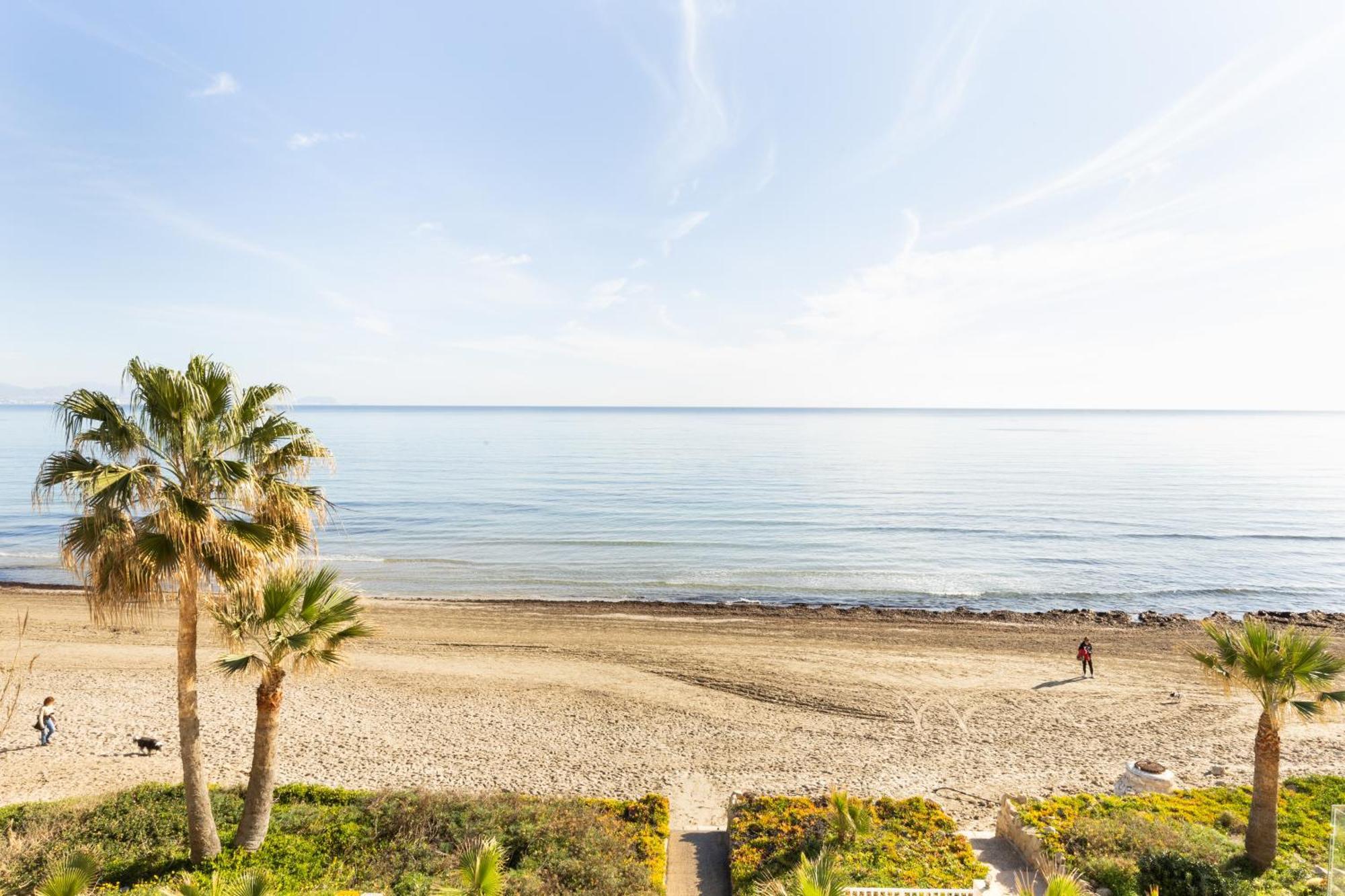 Maravilloso Apartamento Amanecer Cabo A Pie De Playa Y Mar En Chalet Roquetes Alicante Exterior photo
